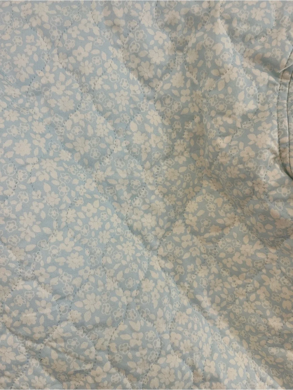 Cat & Jack Light Blue Floral Quilted Jacket